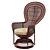 Natural Rattan Chair: Elegant and Comfortable 3D model small image 2