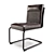 Contemporary Dining Chair Vid 3D model small image 6