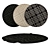 Round Carpets Set - Variety in Every Detail 3D model small image 1