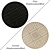 Round Carpets Set - Variety in Every Detail 3D model small image 2