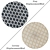 Modern Round Carpets Set 3D model small image 2