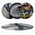 Round Carpets Set: Versatile & Stylish 3D model small image 1