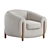 Cozy Modern Ingrid Chair 3D model small image 2