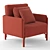 Modern Wiener GTV Jannis Armchair 3D model small image 4