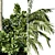 Exquisite Garden Palm Set 3D model small image 3