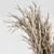 Dried Pampas Bouquets in Ceramic 3D model small image 2