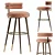 Elegant Betsy Bar Stool 3D model small image 1