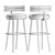 Elegant Betsy Bar Stool 3D model small image 5