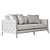 Elegant Duet Sofa: Caracole Upholstery 3D model small image 2