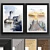 2-in-1 Art Frame: High-Quality 50x70cm Frames 3D model small image 1