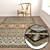 Luxury Carpet Set for High-Quality Renders 3D model small image 5