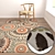 Luxury Carpets Set 2172 3D model small image 5