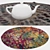 Round Carpet Set: Versatile and Realistic 3D model small image 3