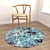 Round Carpet Set: Versatile and Realistic 3D model small image 4