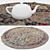 Versatile Round Carpet Set 3D model small image 3