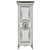 Solid Wood Wardrobe with Glass and Metal Accents 3D model small image 5