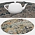 Round Carpets Collection: Versatile and Realistic 3D model small image 3