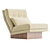 Modern Milo Baughman Lounge Chair 3D model small image 1