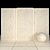 Cream Marble Collection: Glossy Texture, Various Sizes & Formats 3D model small image 2