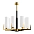 Elegant Benoit Chandelier: Illuminate in Style 3D model small image 1