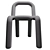 Mustache Bold Chair: Modern Elegance for Any Space 3D model small image 5