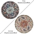 Round Carpets Set - Stylish and Versatile 3D model small image 2