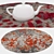 Round Carpets Set - 6-Piece Collection with Variations 3D model small image 3