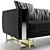 Modern ZEB Sofa: Stylish and Comfortable 3D model small image 2