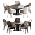 Elegant Liam & Goya Table 3D model small image 1