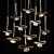 Elegant Jackie-O Pendant Light 3D model small image 1