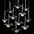 Elegant Jackie-O Pendant Light 3D model small image 2