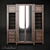 Elegant Library Cabinet: Customizable & Spacious 3D model small image 6