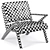 Modern Rocket Lounge Chair: Stylish, Comfy & Multifunctional 3D model small image 4