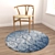 Round Carpet Set: Versatile 6-Piece Rug Collection 3D model small image 4