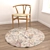 Versatile Round Carpets Set 3D model small image 4