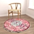 Round Carpets Set - Versatile Collection for 3D Scenes 3D model small image 4