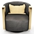 Sleek Armchair Perfect for Any Space 3D model small image 2