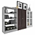 HAVSTA Glass Door Storage Combination 3D model small image 7