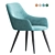 Elegant Ravi Dining Chair for Stylish Spaces 3D model small image 2