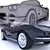 Vintage Chevrolet Corvette C1 1962 3D model small image 4