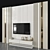 Sleek TV Wall Set - Modern Design 3D model small image 2