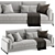 Modern Davis IN Sofa, Frigerio Salotti 3D model small image 2