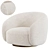 Elegant Eichholtz Swivel Chair 3D model small image 1