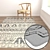 Luxury Carpet Set: High-Quality Textures for Close and Far Perspectives 3D model small image 5