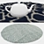 Versatile Round Carpets Set 3D model small image 3