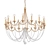 Elegant Sandra 12-Light Chandelier 3D model small image 1