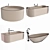 Luxury Rexa Design Bath Set 3D model small image 5