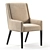 Elegant Clemens Dining Chair 3D model small image 1