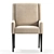 Elegant Clemens Dining Chair 3D model small image 2