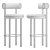 Luxury Tom Dixon Fat Bar Stool 3D model small image 4